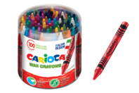 Tubo de 100 maxi crayones de cera - Crayones de cera - 10doigts.fr