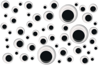 Black Moveable Eyes - Choose Your Diameter - 1 - Googly Eyes - 10doigts.com - Googly Eyes - 10doigts.fr