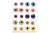 Ojos monstruos epoxy 3D- 20 pegatinas - Ojos móviles - 10doigts.fr