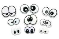 Ojos para pinchar - Accesorios para pasta de modelar - 10doigts.fr