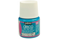 Pintura acrílica mate, 45 ml - Turquesa - Pintura acrílica mate - 10doigts.fr