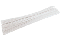Pipe Cleaners 30 cm x Ø 4 mm (100 pieces) - white - Chenille Stems - 10doigts.fr