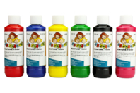 Opaque Textile Paint 250 ml - 6 Colors - Fabric Paint - 10doigts.fr