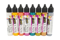 Rotuladores de pintura 3D - 8 colores nacarados - Pintura en relieve - 10doigts.fr