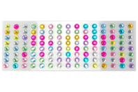 Stick-on rhinestones, Ø 1 cm - 120 pcs - Sticker rhinestones - 10doigts.fr