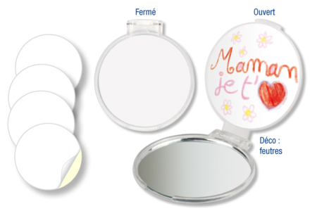 Espejo de bolsillo - Espejos para decorar – 10doigts.fr