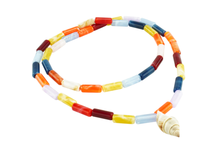 100 Perles tubes acrylique marbré - Acrylic Beads – 10doigts.fr