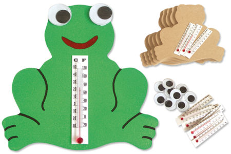 Weather Frog Decorating Kit - 12 Pieces - 2 - Animal and Nature Kits - 10doigts.com - Kits de naturaleza y fauna: construye tu mini selva en casa. – 10doigts.fr