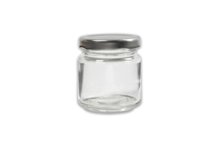 12 tarros de vidrio con tapa de 6.5 cm - Soportes de Vidrio – 10doigts.fr