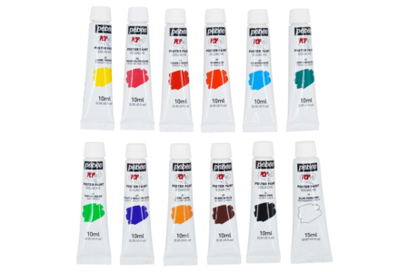 Pebeo Fine Gouache - 12 Pieces - 4 - Liquid Gouache Paint - 10doigts.com - Liquid gouache paint: bright colors that wash away with water – 10doigts.fr