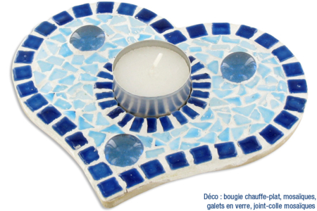 Mosaicos en pasta de vidrio, colores surtidos o por color - Mosaicos de vidrio – 10doigts.fr