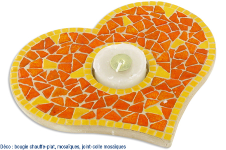 Mosaicos en pasta de vidrio, colores assortidos o a la color - Mosaicos de vidrio – 10doigts.fr