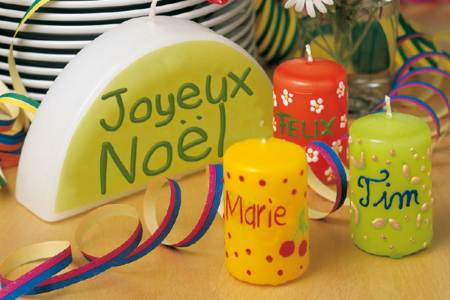 Wax Pens for Candles - 2 - Christmas-themed Paints - 10doigts.com - Christmas-themed Paints – 10doigts.fr