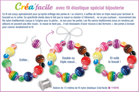 Hilos elásticos CréaFacile - Manualidades día de la madre – 10doigts.fr
