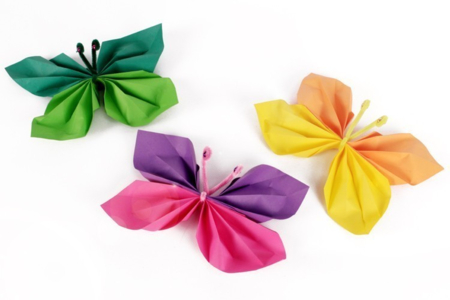 mariposas de papel - Manualidades día de la madre – 10doigts.fr