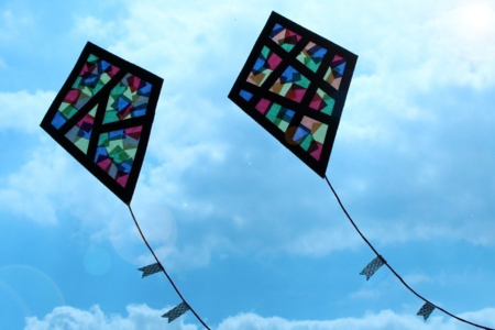 Cometa decorativa - Actividades manuales para fabricar móviles y atrapasueños – 10doigts.fr