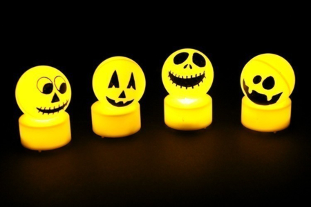 Monstruos luminosos Halloween pelotas de ping pong - Actividades manuales Halloween – 10doigts.fr