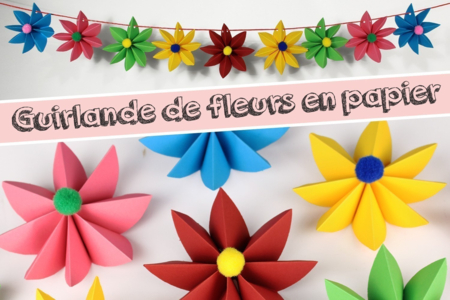 Maqueta 3D porta fotos - Actividades manuales flores: creaciones en torno a la naturaleza y las estaciones – 10doigts.fr