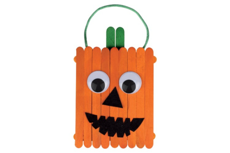 Calabaza en palitos - Actividades manuales Halloween – 10doigts.fr