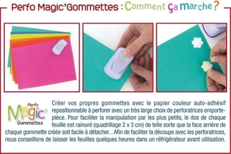 Cinta adhesiva especial gomets - Pegatinas Fantasía – 10doigts.fr