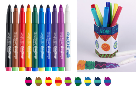 Bicolored Magic Markers - 10 Markers - 0 - Fancy Markers - 10doigts.com - Fancy Markers – 10doigts.fr