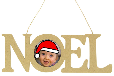 Hanging Christmas Frame - 0 - Christmas Wooden Objects - 10doigts.com - Christmas Wooden Objects – 10doigts.fr