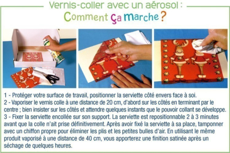 Barniz-cola en aerosol 250 ml - Pegamento en aerosol – 10doigts.fr
