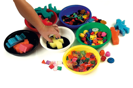 Set de 4 cuencos, colores surtidos - Paletas y organizadores – 10doigts.fr