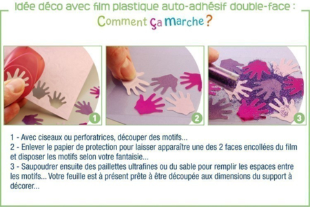 Cinta adhesiva de doble cara Crear decoraciones - Adhesivos – 10doigts.fr