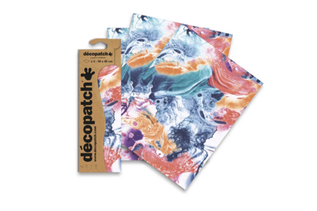 Decopatch Marble Paper - 3 Sheets No. 793 - 2 - Decopatch Papers - 10doigts.com - Decopatch Papers – 10doigts.fr