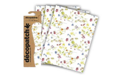 3 feuilles Décopatch N°851 - Decopatch Papers – 10doigts.fr