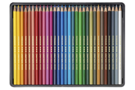 30 Swisscolor Colored Pencils - Fusains, sanguines & craies – 10doigts.fr