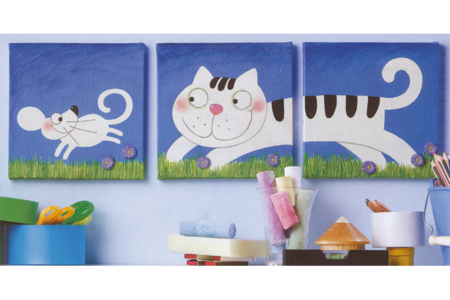 Square Frames - 100% Cotton - 5 - Stretched Frames and Canvas Boards - 10doigts.com - Stretched Frames and Canvas Boards – 10doigts.fr