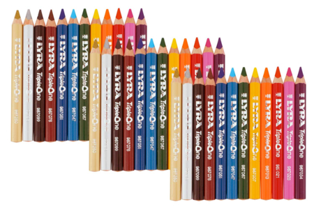 Triple-One Colored Pencils - 36 Pencils - 3 - Colored Pencils - 10doigts.com - Colored Pencils – 10doigts.fr