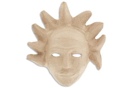 Cardboard Papier Mâché Venetian Mask - 0 - 10doigts.com - 10doigts.fr