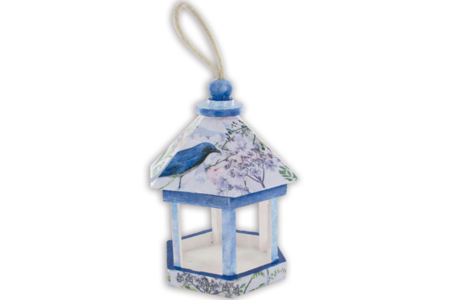 Wooden Kiosk Birdhouse - 21 cm - 4 - Wooden Birdhouses and Feeders - 10doigts.com - Wooden Birdhouses and Feeders – 10doigts.fr