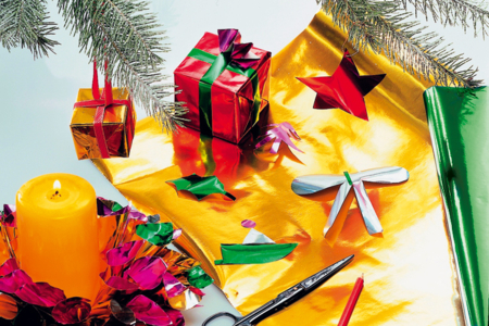 Metallic Paper, White Back (2 Meters) - Colors Available - 3 - Metallic, Glitter Paper - 10doigts.com - Metallic, Glitter Paper – 10doigts.fr