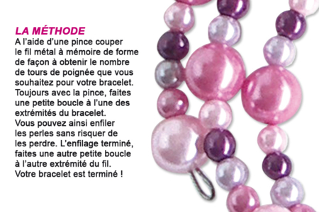 Fancy Bead Bracelet Kit, in Pastel Camouflage Colors - 1 - Jewelry Activities - 10doigts.com - 10doigts.fr