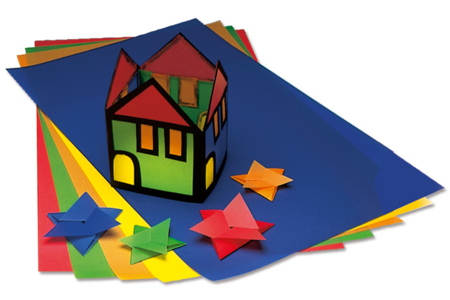 Stained Glass Paper - Assorted 10 Colors - 1 - Vitrail Paper, Tracing Paper - 10doigts.com - Vitrail Paper, Tracing Paper – 10doigts.fr
