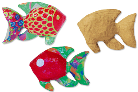 Cardboard Mache Fish - 0 - 10doigts.com - 10doigts.fr
