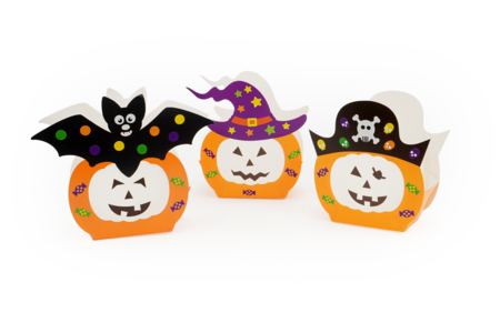 Halloween Pumpkin Lanterns - 6 Pieces - 2 - Halloween Craft Kits - 10doigts.com - Halloween Craft Kits – 10doigts.fr
