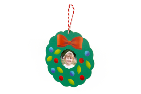 Mini Christmas Wreath Hanging Frames Kit - 6 Pieces - 4 - Christmas Creative Kits for Children - 10doigts.com - Christmas Creative Kits for Children – 10doigts.fr