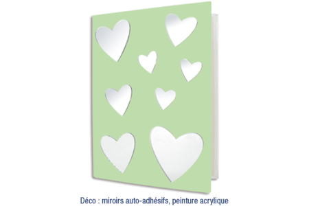 Álbum de fotos corazones - Álbumes y cuadernos – 10doigts.fr