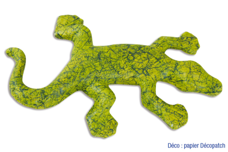 Paper Mache Lizard 17.5 cm - 2 - Cardboard Animals - 10doigts.com - Cardboard Animals – 10doigts.fr