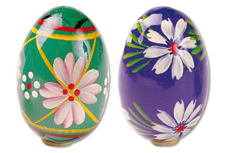 Huevo de madera - 8 - Huevos de Pascua creativo - 10doigts.com - Huevos de Pascua creativo – 10doigts.fr
