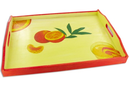 Bandeja rectangular de madera - Bandejas de madera – 10doigts.fr