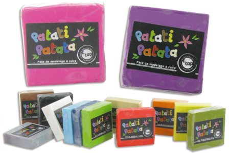 Patati Patata, oven-bake modeling clay - 1 - PATATI PATATA Polymer Clay - FIMO... - 10doigts.com - PATATI PATATA Polymer Clay - FIMO... – 10doigts.fr