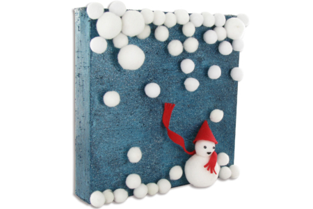 White Pom Poms - Assorted Sizes - 3 - Craft Pom Poms - 10doigts.com - Craft Pom Poms – 10doigts.fr