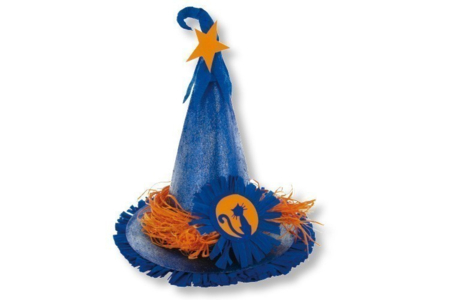 Chapeau princesse ou sorcière en carton blanc - Crowns and Hats for Carnival: Creative Activities for Children – 10doigts.fr