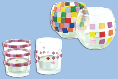 Mosaicos en resina acrílica opacos mates aspecto gélido (esmerilado) - Mosaicos en resina – 10doigts.fr